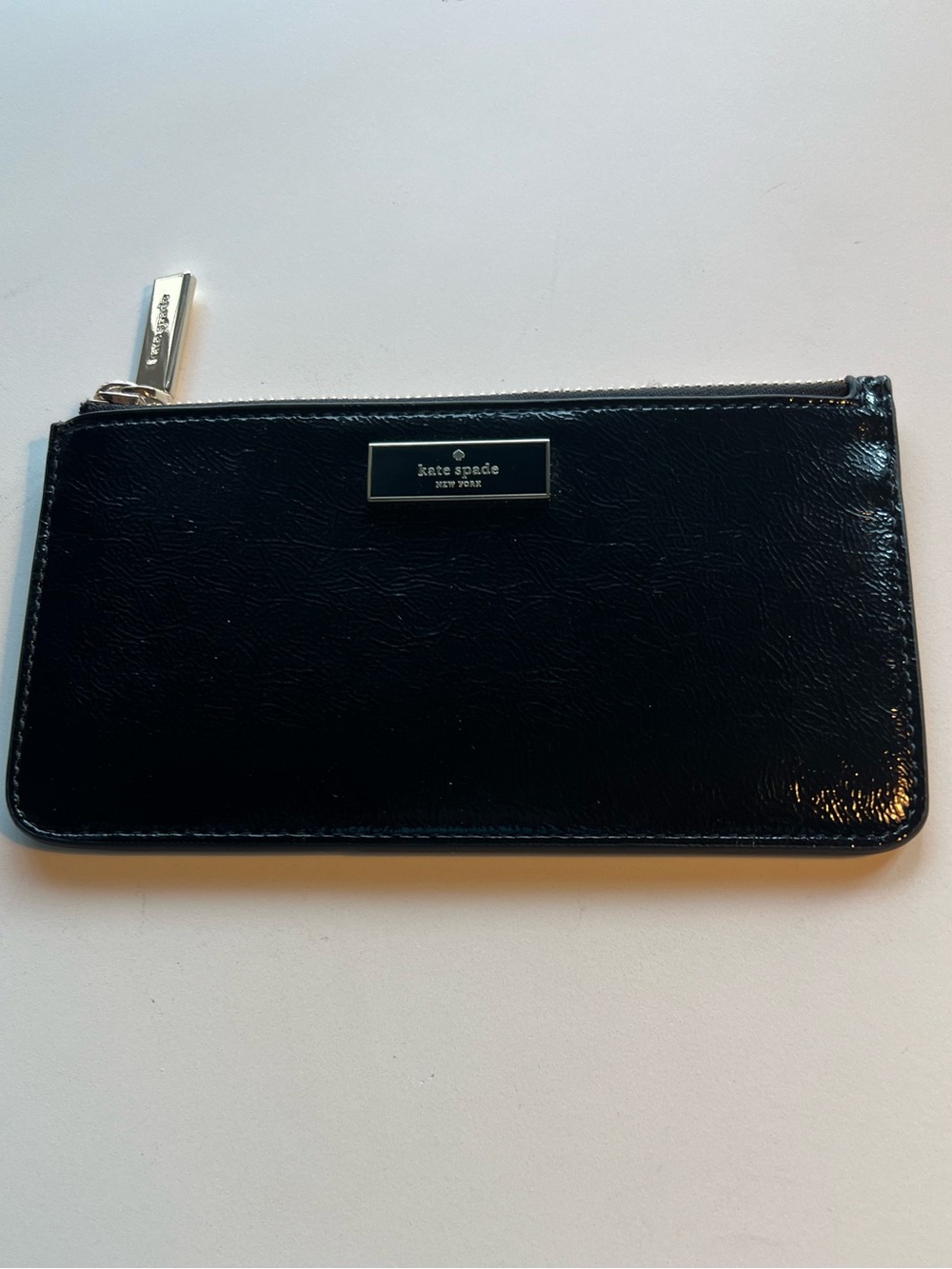 Kate Spade Zip Card Case Black